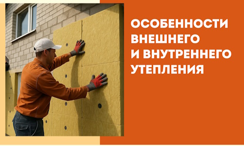 Какие особенности внешнего и внутреннего утепления в Биробиджане