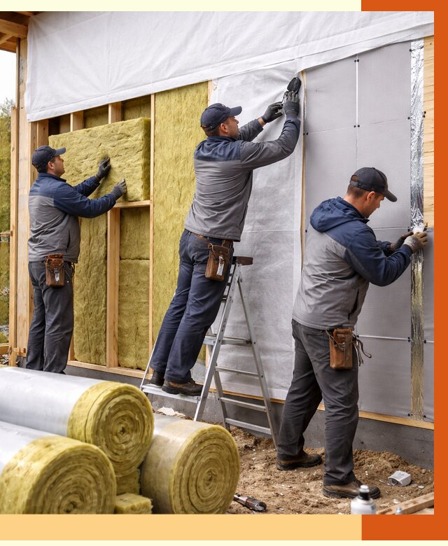 Утепление каркасного дома в Биробиджане от 4258 руб./м2 — профессионально | ТепломастерБрб