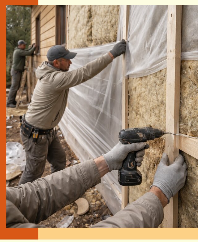 Утепление дома из бруса в Биробиджане качественно и долговечно