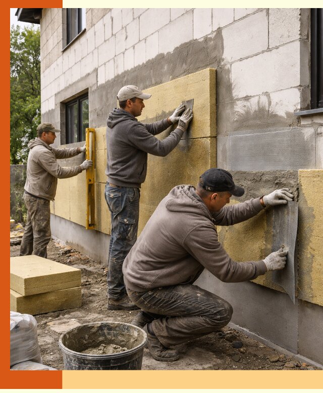 Утепление дома из газобетона в Биробиджане качественно и долговечно