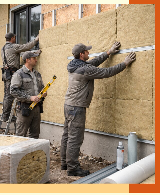 Утепление дома из SIP панелей в Биробиджане от 6286 руб./м² под ключ | ТепломастерБрб