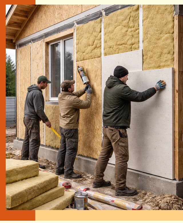 Профессиональное утепление дома из SIP-панелей в Биробиджане