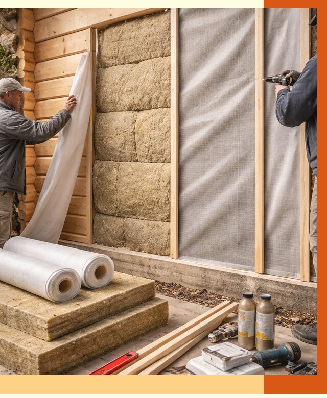 Утепление дома из минибруса в Биробиджане от 4562 руб/м2 — заказать профессионально | ТепломастерБрб