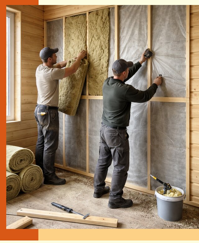 Утепление дома из минибруса в Биробиджане: комплексные теплоизоляционные работы