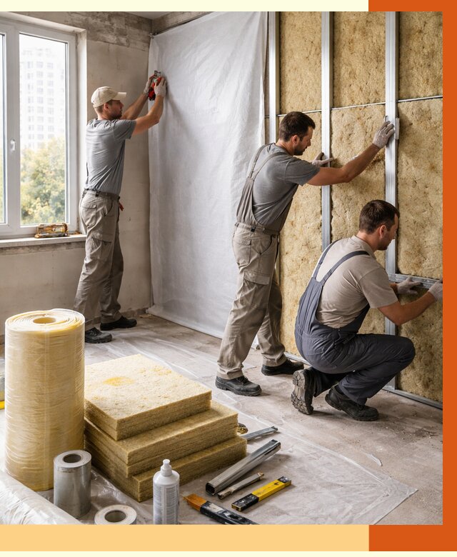 Утепление квартиры в Биробиджане от 4562 руб/м2 — утеплить квартиру изнутри и снаружи | ТепломастерБрб