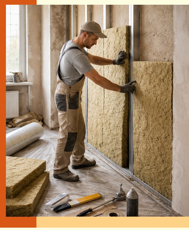 Утепление квартиры в Биробиджане — комплексная теплоизоляция стен и полов