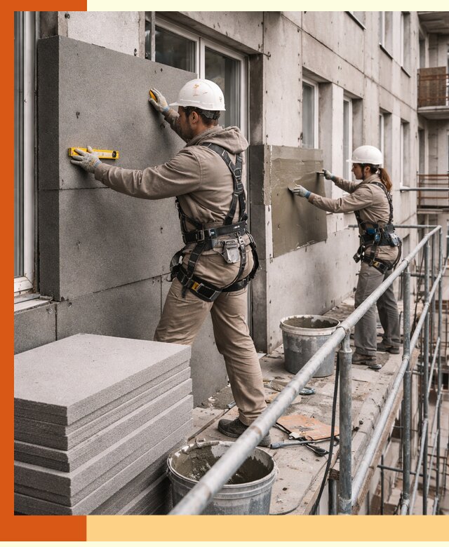 Утепление квартиры снаружи под ключ в Биробиджане