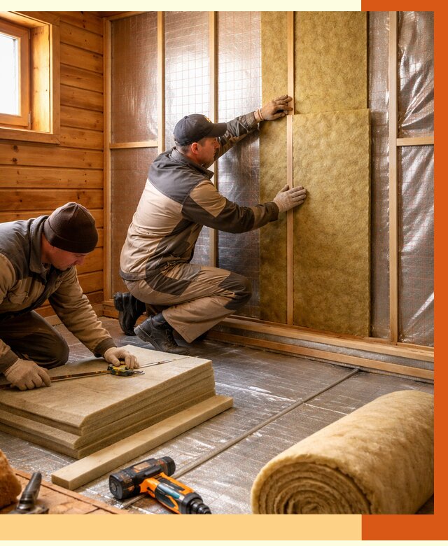 Утепление бани изнутри в Биробиджане под ключ от 4258 руб./м² | ТепломастерБрб