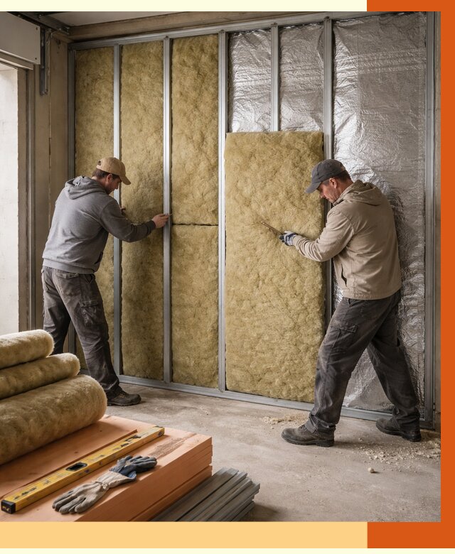 Утепление гаража изнутри в Биробиджане от 7604 руб/м2 — работы и цена | ТепломастерБрб