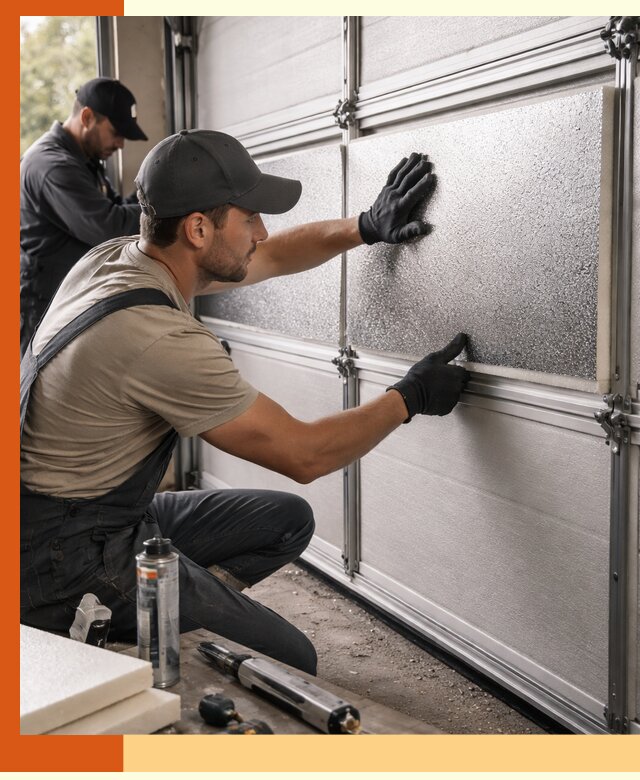 Утепление гаражных ворот в Биробиджане качественно и надежно