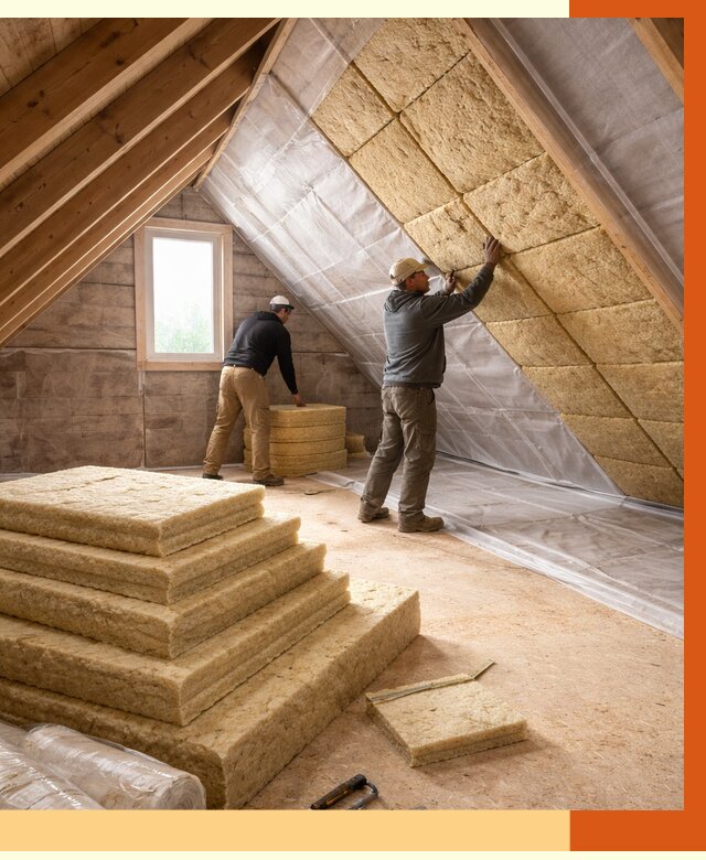 Утепление мансарды в Биробиджане от 2535 руб/м2 — комплексно и под ключ | ТепломастерБрб