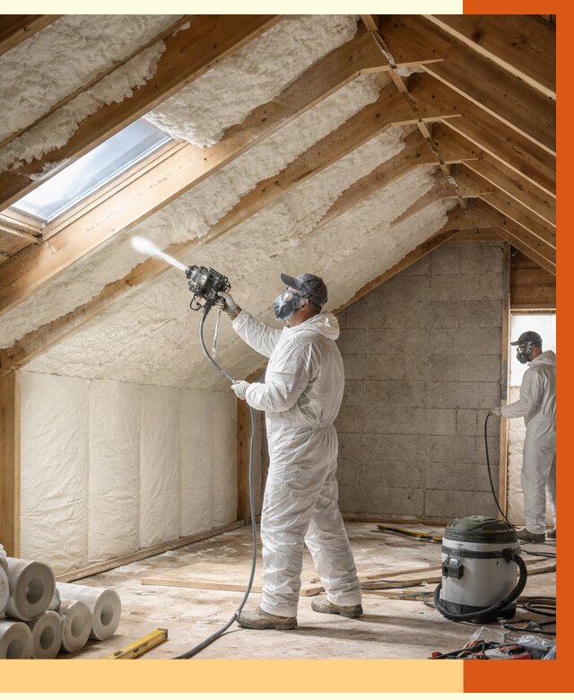 Утепление мансарды ППУ в Биробиджане от 2788 руб./м² — заказать под ключ | ТепломастерБрб