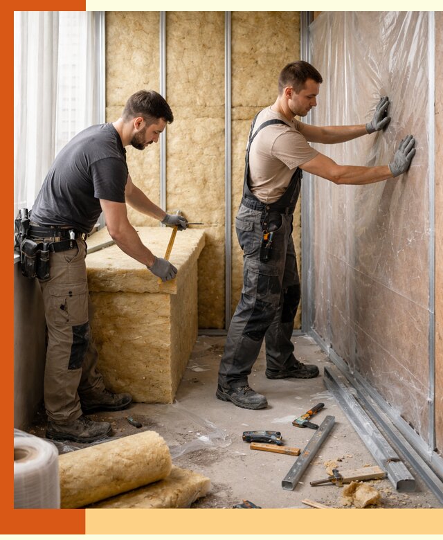 Профессиональное утепление лоджии в Биробиджане эффективно и надежно