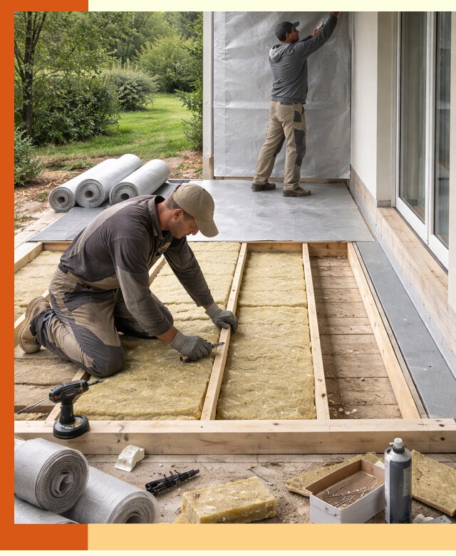 Утепление террасы в Биробиджане — тепло и защита круглогодично