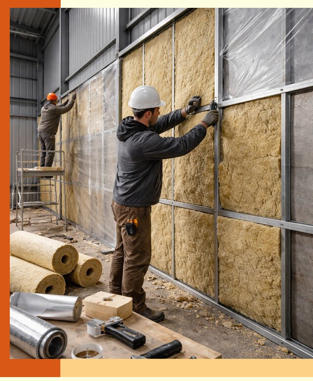 Утепление ангара в Биробиджане — профессиональная теплоизоляция помещений