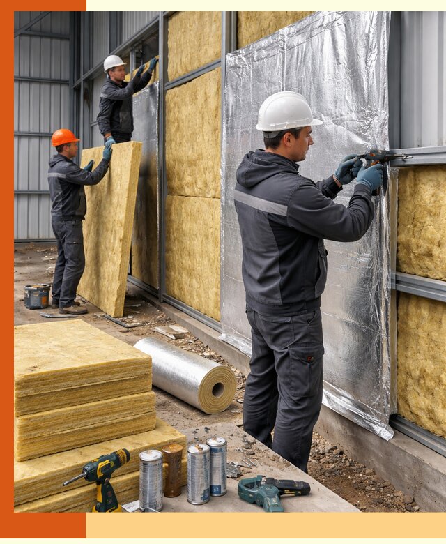 Утепление металлического ангара профессионально в Биробиджане