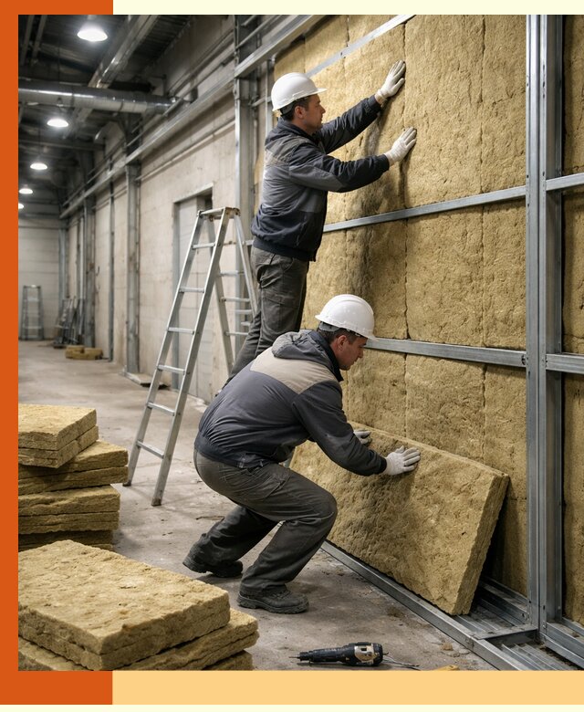 Утепление цеха под ключ в Биробиджане с гарантией качества