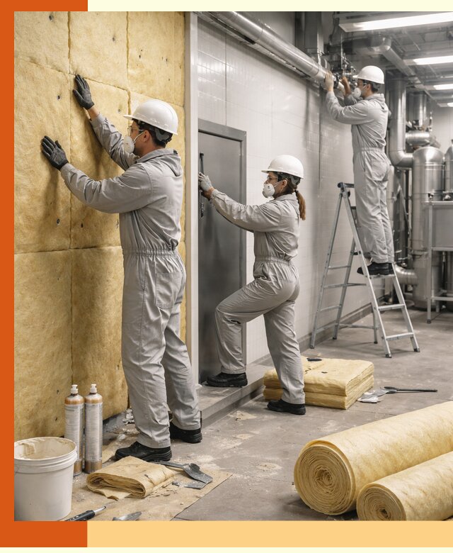 Утепление пищевого цеха под ключ в Биробиджане