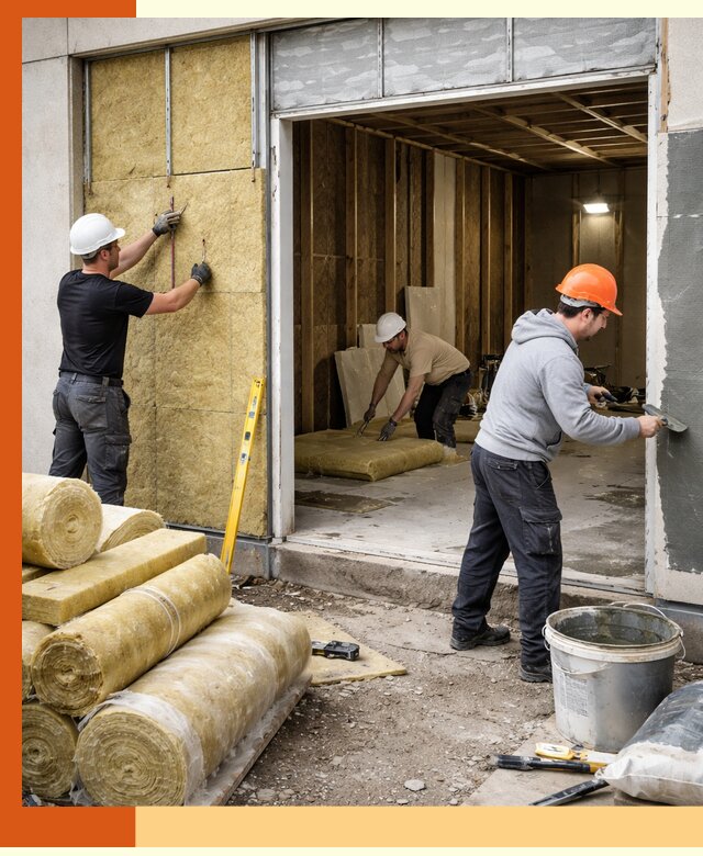 Утепление торгового павильона в Биробиджане — качественно и энергоэффективно