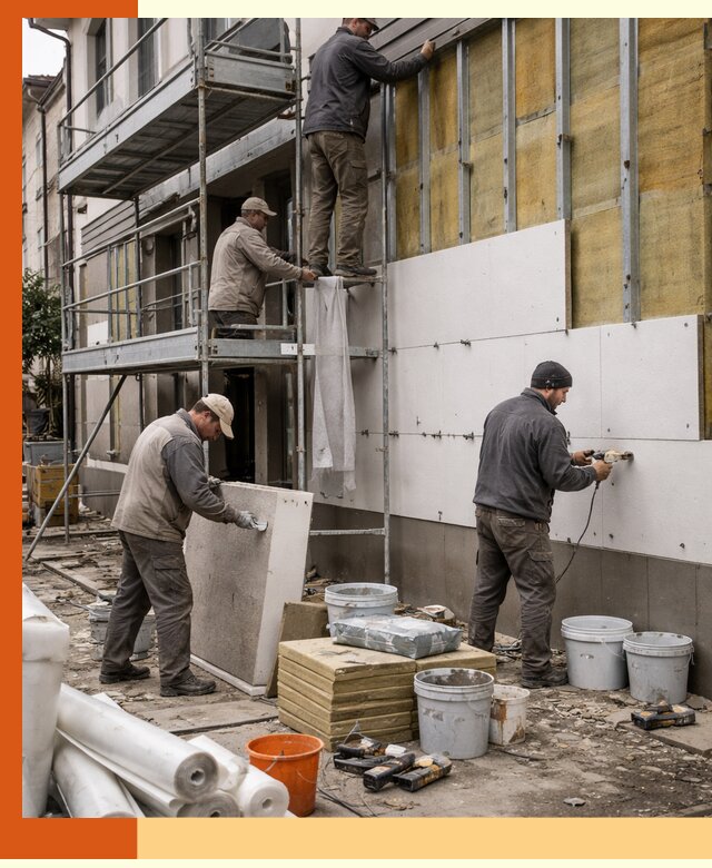 Утепление гостиницы под ключ в Биробиджане с гарантией качества