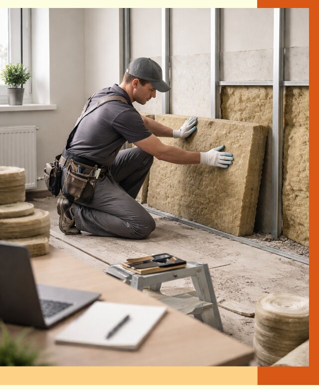 Утепление офиса в Биробиджане от 4562 руб/м2 — комплексное утепление офиса под ключ | ТепломастерБрб