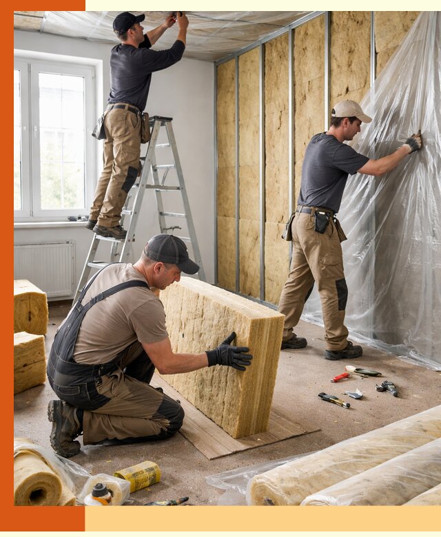 Утепление офисных помещений под ключ в Биробиджане