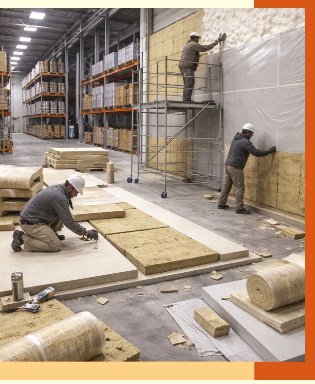 Утепление складского терминала в Биробиджане от 7604 руб./м² под ключ | ТепломастерБрб