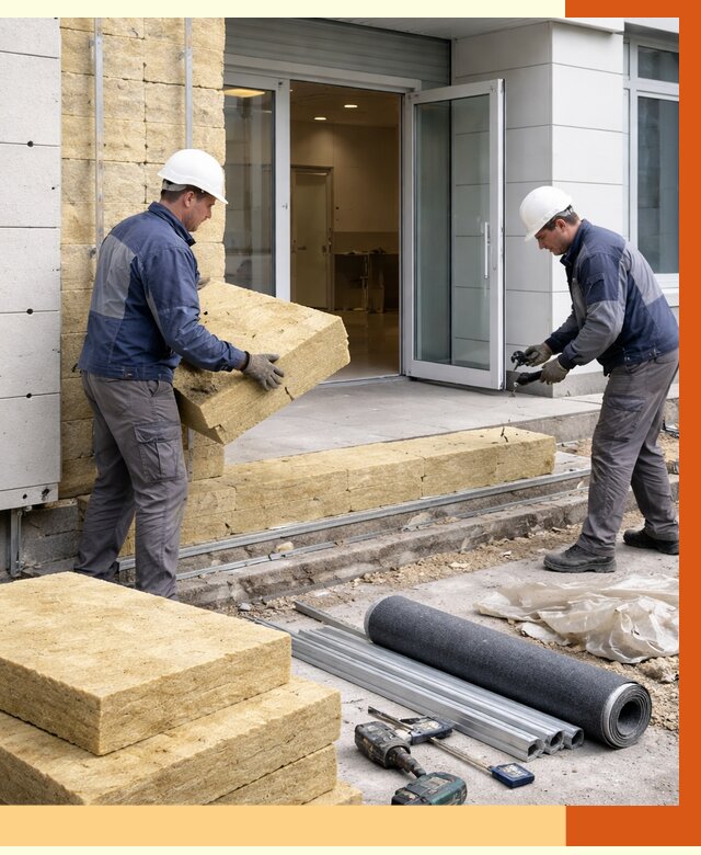 Утепление медицинского центра в Биробиджане под ключ от 12673 руб./м² | ТепломастерБрб