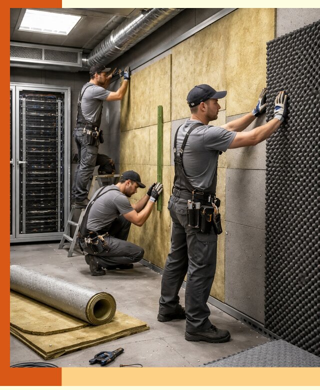 Утепление серверной комнаты профессионально в Биробиджане