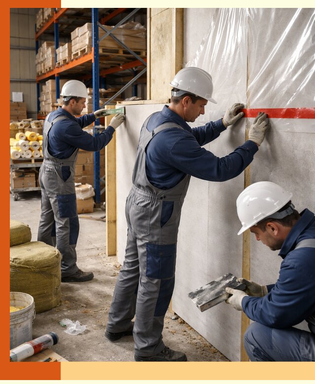 Утепление теплого склада под ключ в Биробиджане