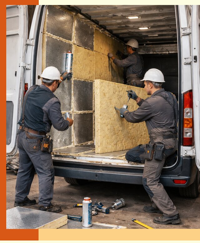 Утепление фургона-рефрижератора в Биробиджане для сохранения температуры