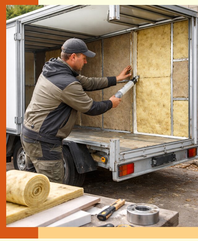 Профессиональное утепление прицепа в Биробиджане для любых условий