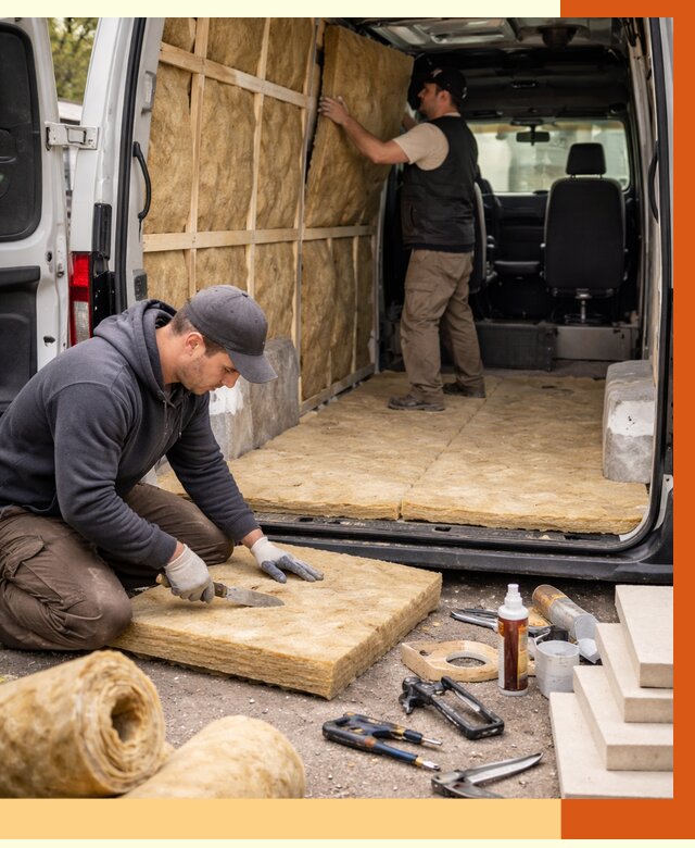 Утепление кемпера в Биробиджане под ключ от 12166 руб. — профессионально | ТепломастерБрб