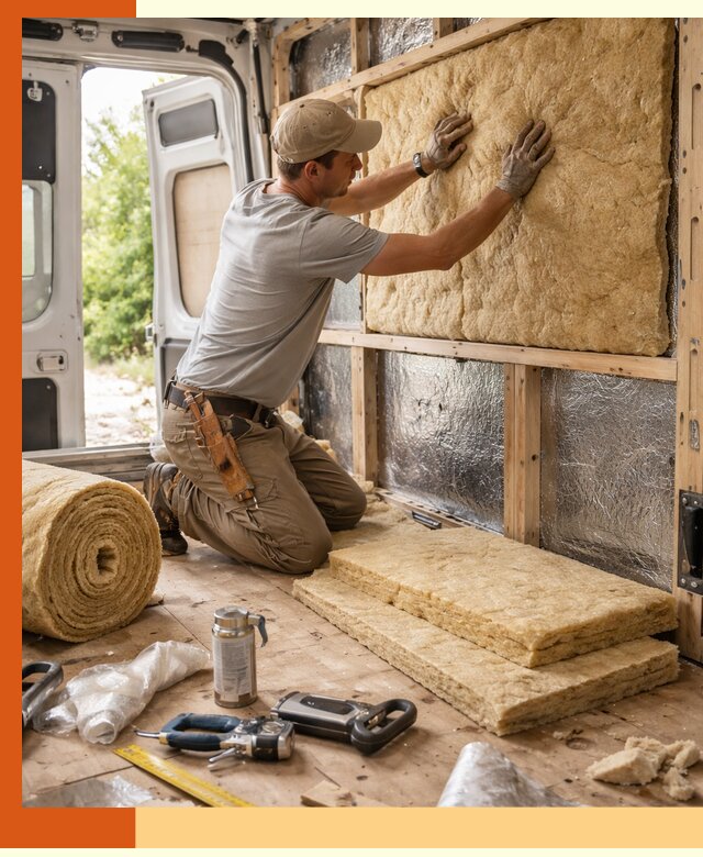 Утепление кемпера под ключ в Биробиджане с гарантией качества