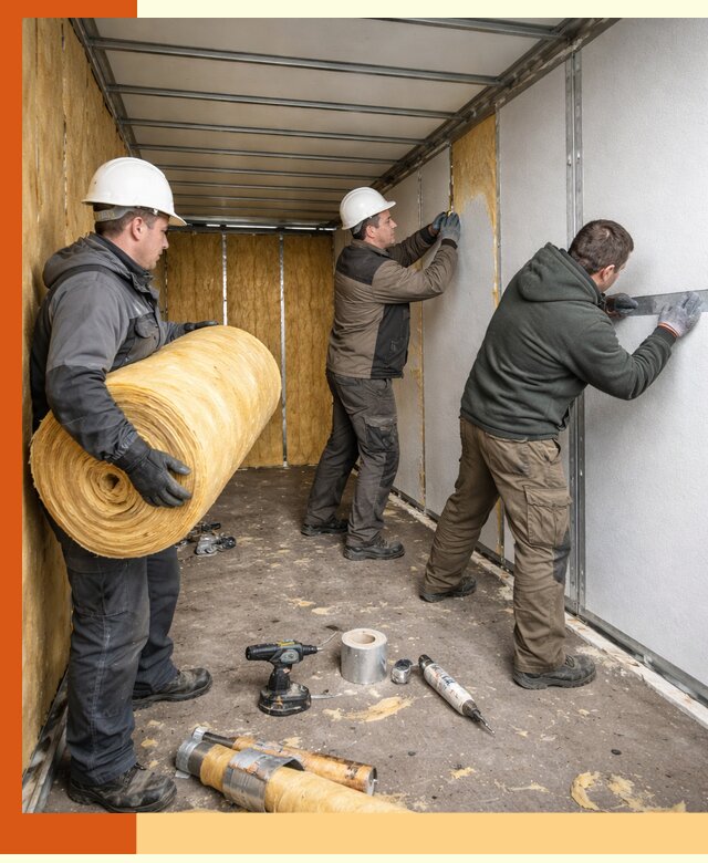 Утепление рефрижераторного контейнера в Биробиджане профессионально и надежно