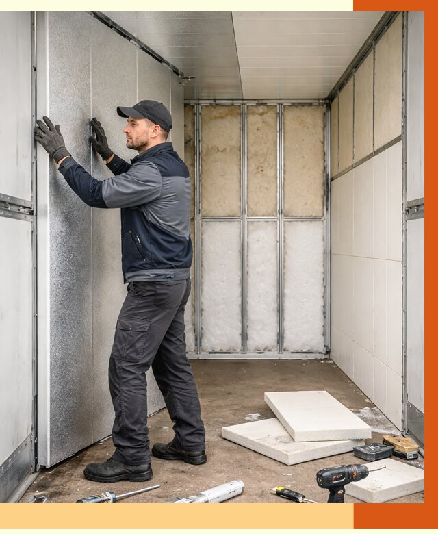 Утепление холодильного кузова в Биробиджане от 13686 руб. под ключ | ТепломастерБрб