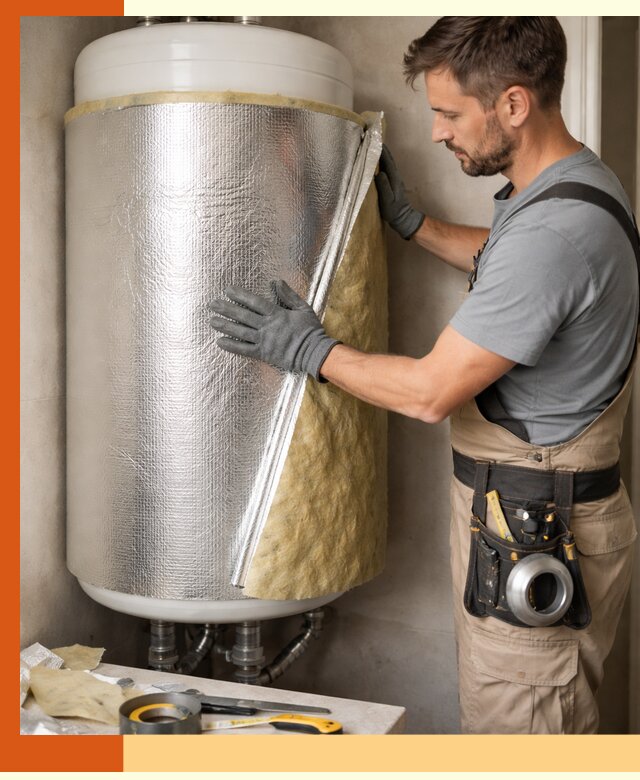 Утепление бойлера в Биробиджане для снижения теплопотерь и экономии энергии