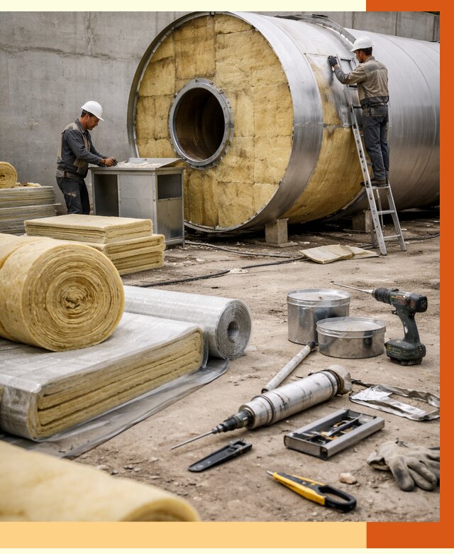 Утепление резервуара с топливом в Биробиджане от 27880 руб. под ключ | ТепломастерБрб