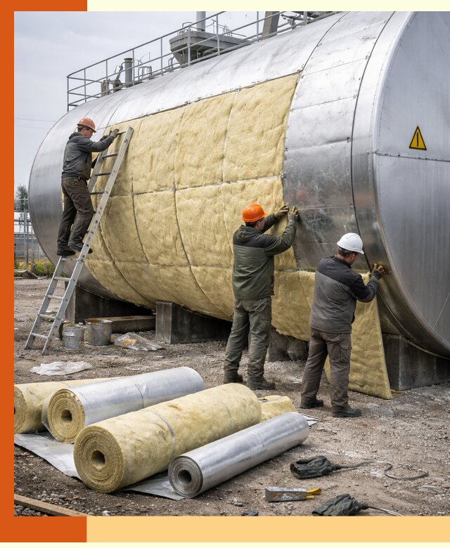 Утепление резервуаров с топливом в Биробиджане надежно и экономично