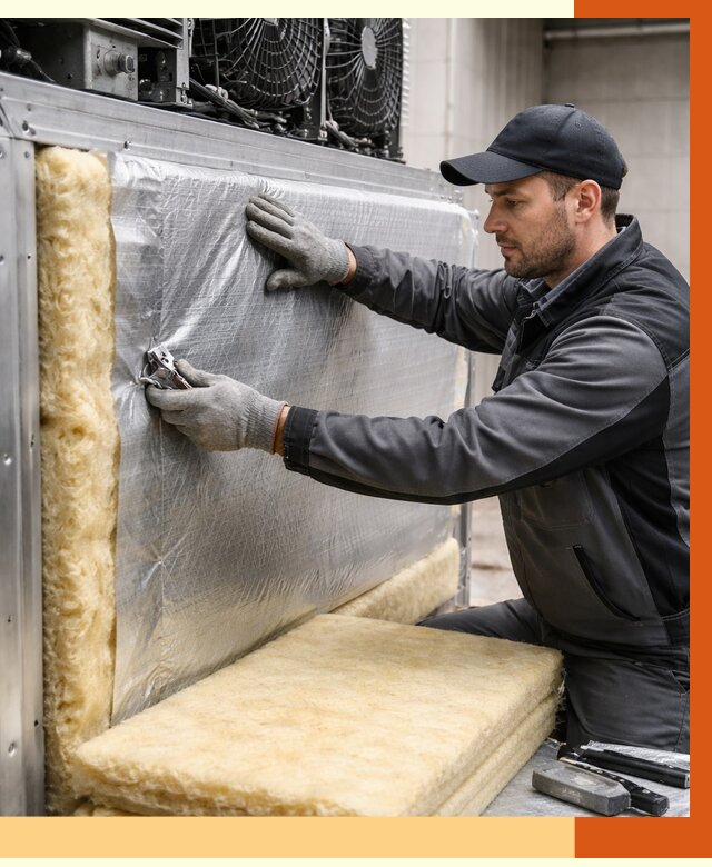 Утепление холодильного агрегата в Биробиджане от 8617 руб. под ключ | ТепломастерБрб