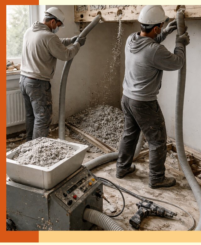 Заполнение пустот перекрытий пеной и наполнителями в Биробиджане