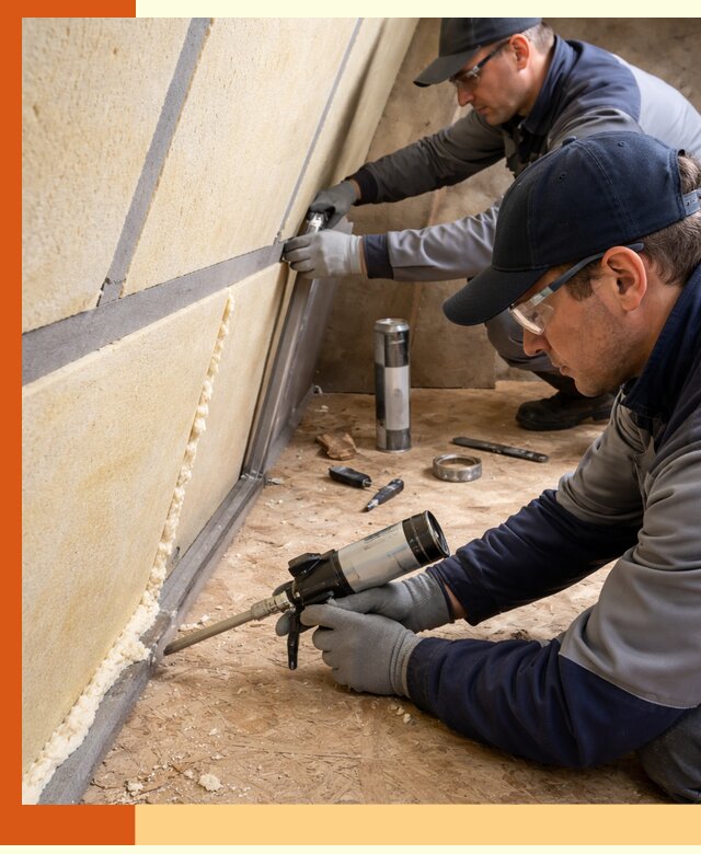 Герметизация стыков ППУ в Биробиджане — надежное уплотнение швов