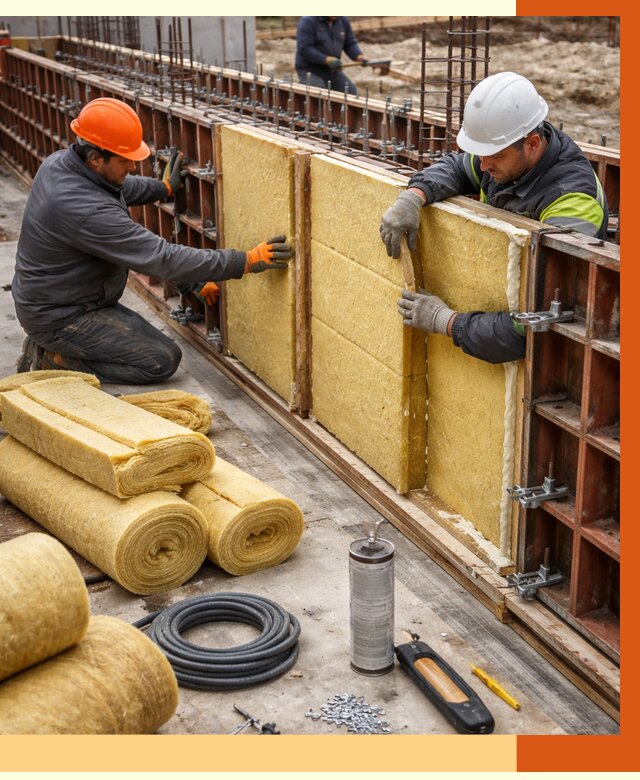 Теплоизоляция опалубки в Биробиджане от 7299 руб. за м2 — услуги и монтаж | ТепломастерБрб