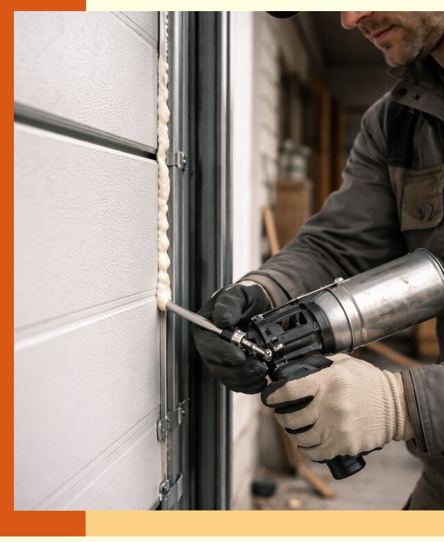 Заполнение пустот ворот в Биробиджане профессионально и герметично