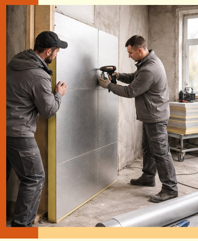 Утепление PIR панелями домов и зданий в Биробиджане