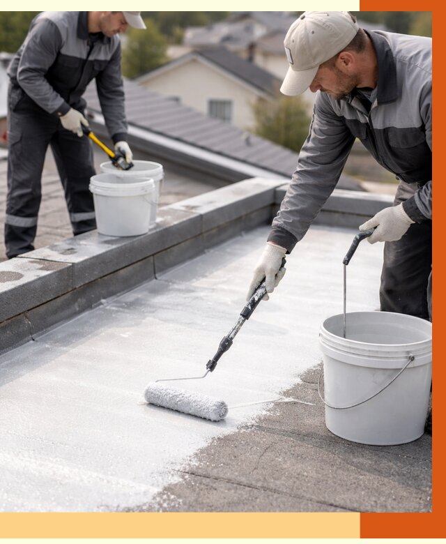 Утепление кровли жидкой теплоизоляцией в Биробиджане от 2180 руб./м2 | ТепломастерБрб