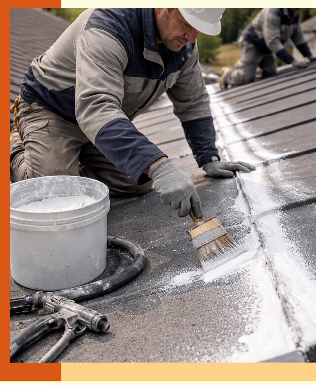 Утепление кровли жидкой теплоизоляцией в Биробиджане