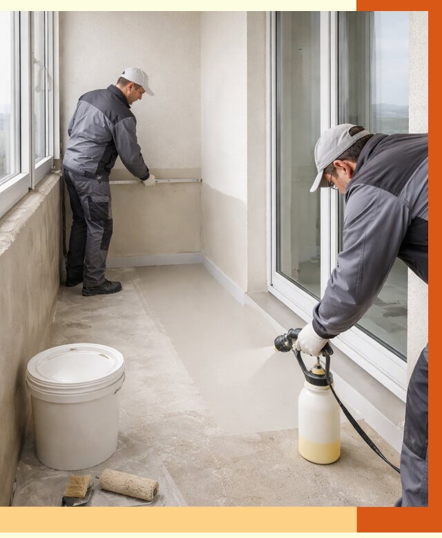 Утепление балкона жидкой теплоизоляцией в Биробиджане от 5829 руб./м2 | ТепломастерБрб