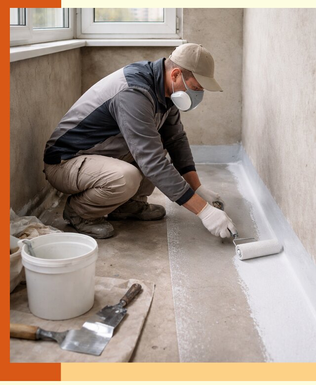 Утепление балкона жидкой теплоизоляцией в Биробиджане