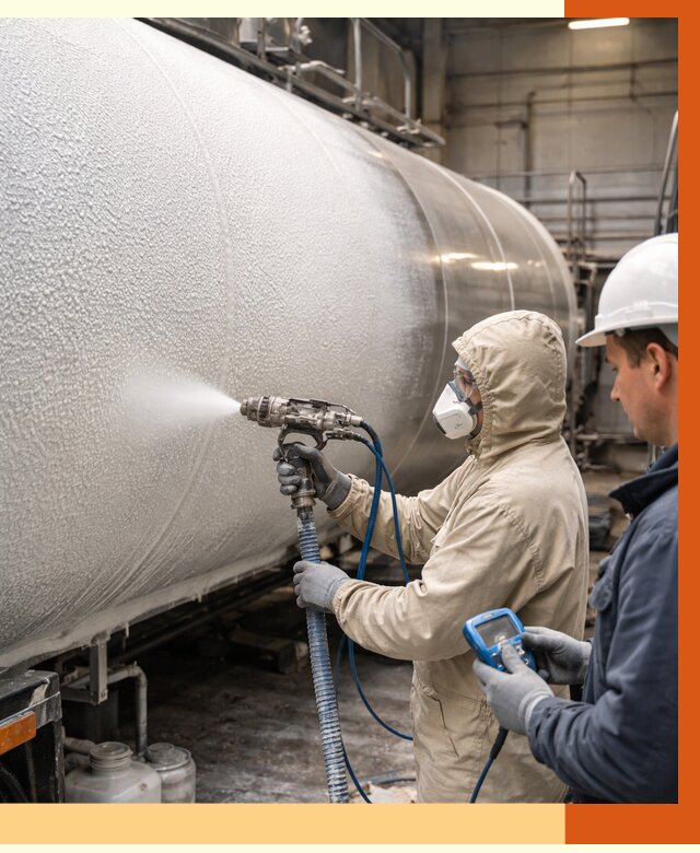 Утепление автоцистерны жидкой теплоизоляцией в Биробиджане от 14700 руб. под ключ | ТепломастерБрб